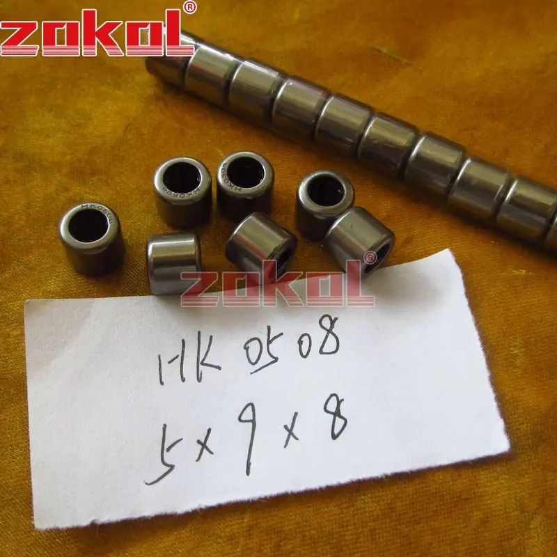 10Pcs/Lot HK0306/0408/0508/0509/0607/0608/0609/0610/0612/0708/0709 Machine Tool Drwan Cup Caged Needle Roller Bearing ZOKOL