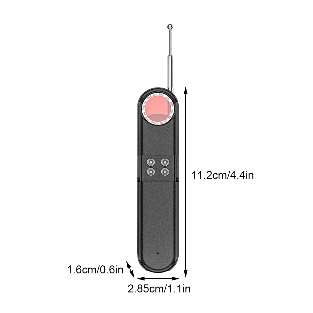 T01 Wireless Hidden Camera Detector Portable Anti-Candid Surveillance Camera Infrared Scanner GPS Positioning Signal Detector