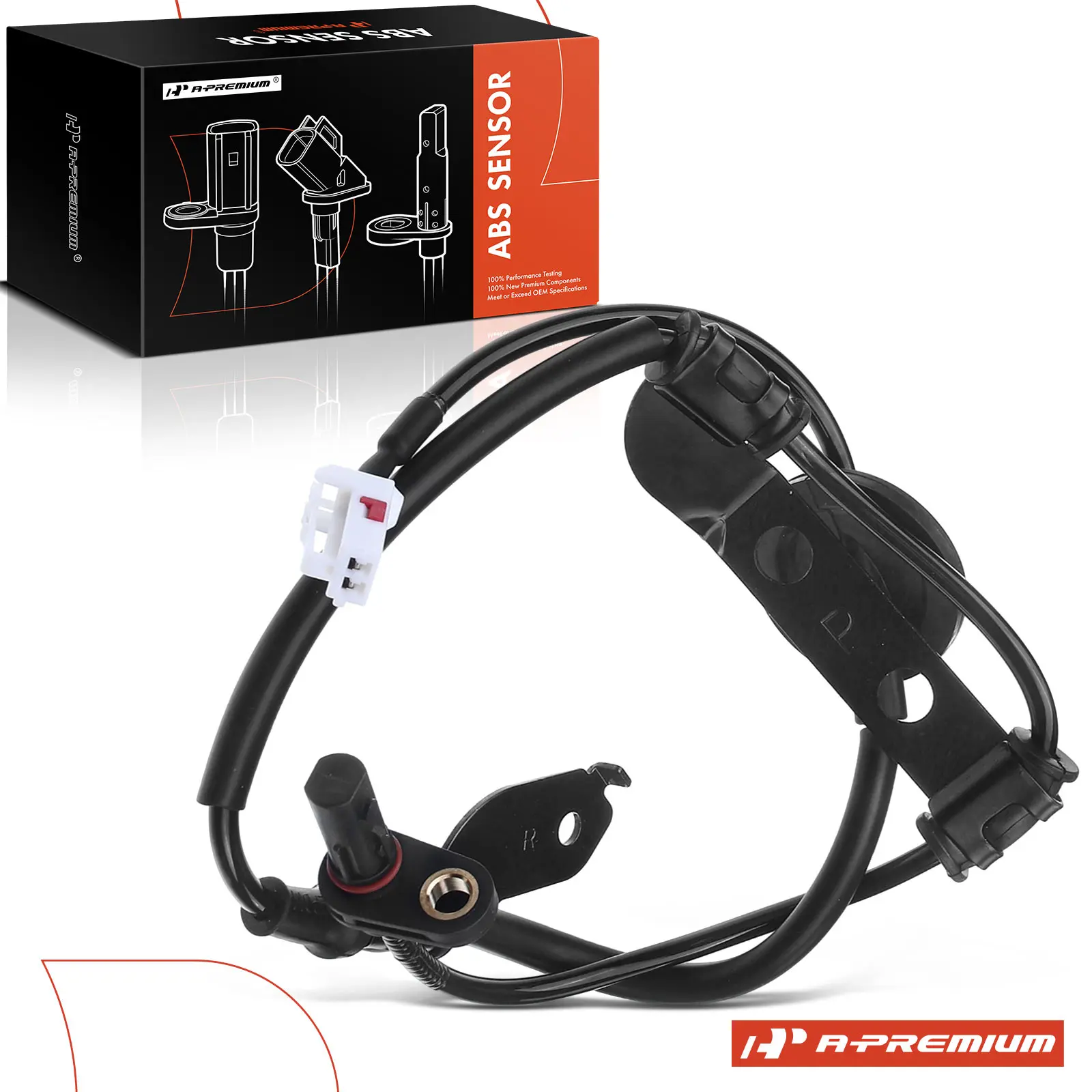 A-Premium Rear Passenger Side ABS Wheel Speed Sensor for Hyundai Elantra 2007-2009