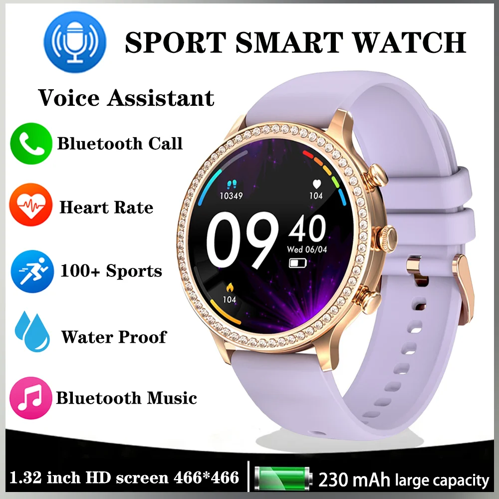 

Xiaomi Mijia Watches for Women Frees Shipping Voice Assistant Bluetooth Call Heart Rate Monitoring Sports Waterproof Women Watch