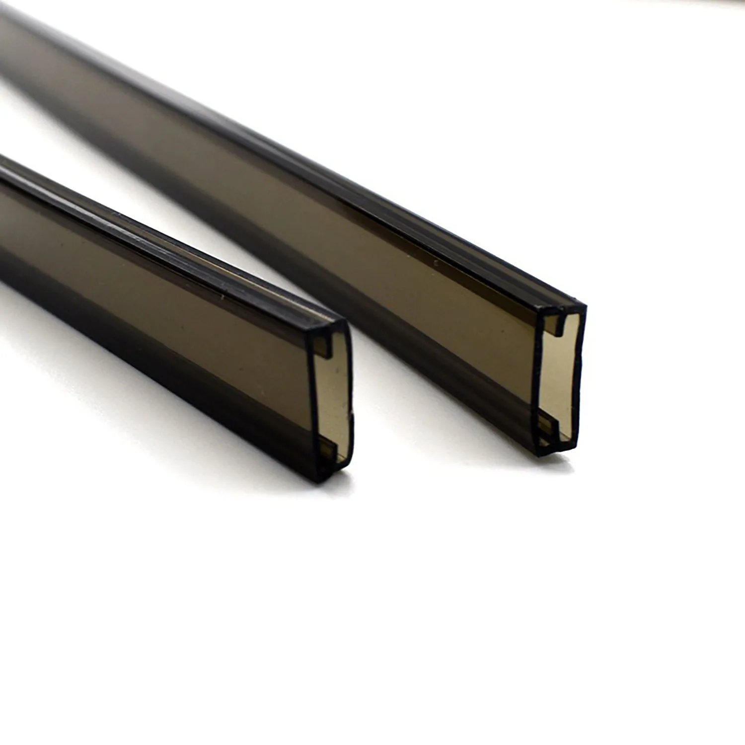 10-12mm Black Translucent Silicone Tube, Flexible Waterproof Cover for 2835/5050/1210 LED Neon Strip