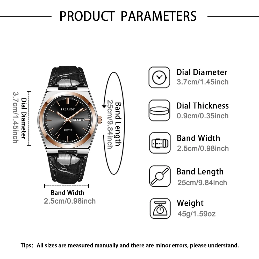 1pc Men's Fashion Luxury Quartz Watch, Available in Multiple Colors, Men's Watch