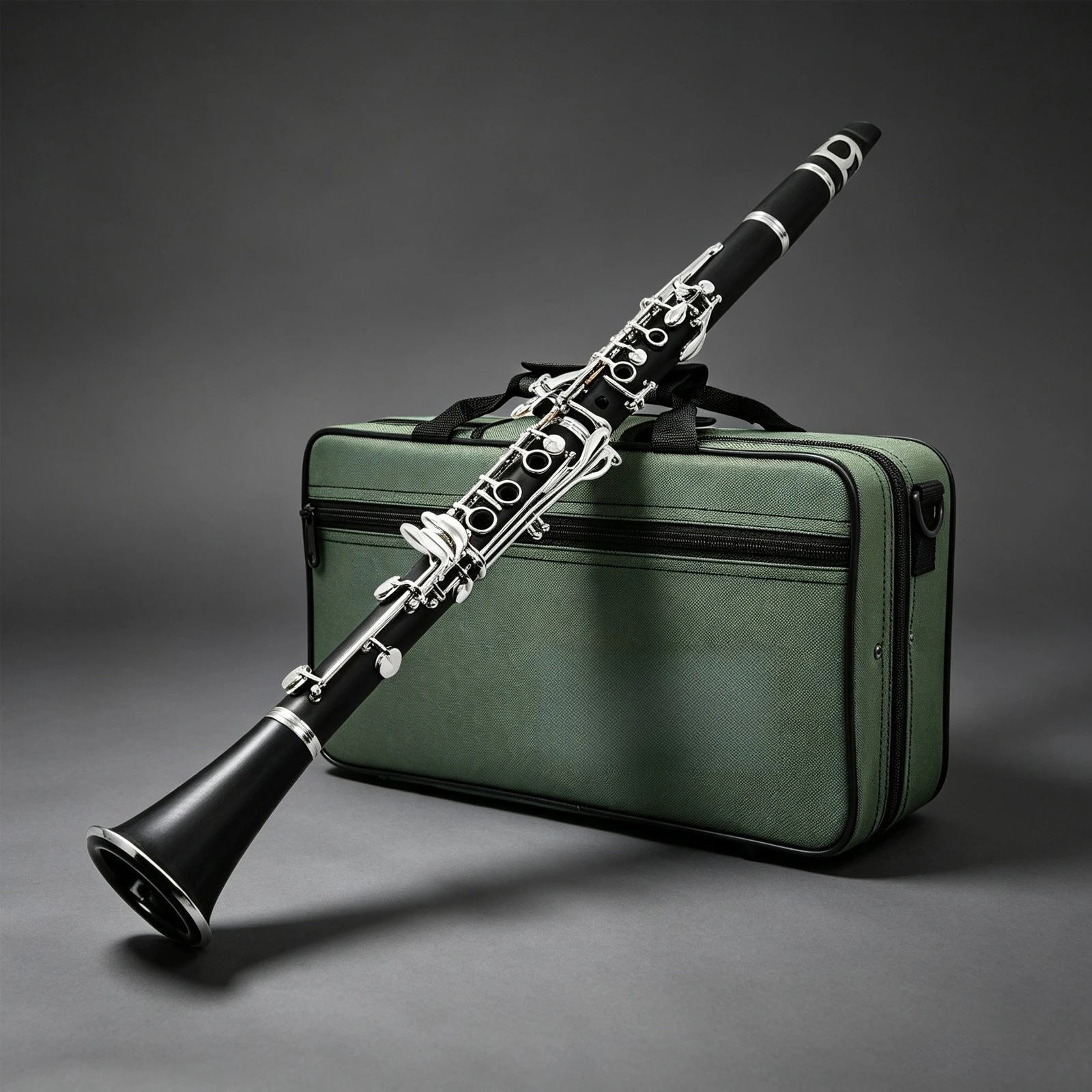 Clarinet in B-flat key with 17 keys, ABS black tube, student adult grade examination instrument