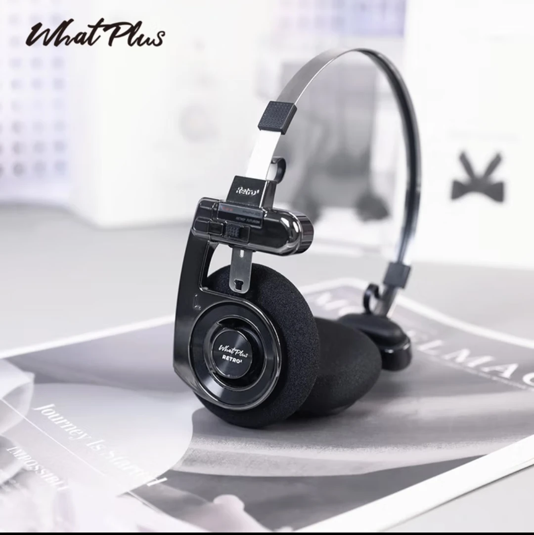 WhatPlus RETRO 3 Headworn Wireless Headphones Bluetooth 5.3