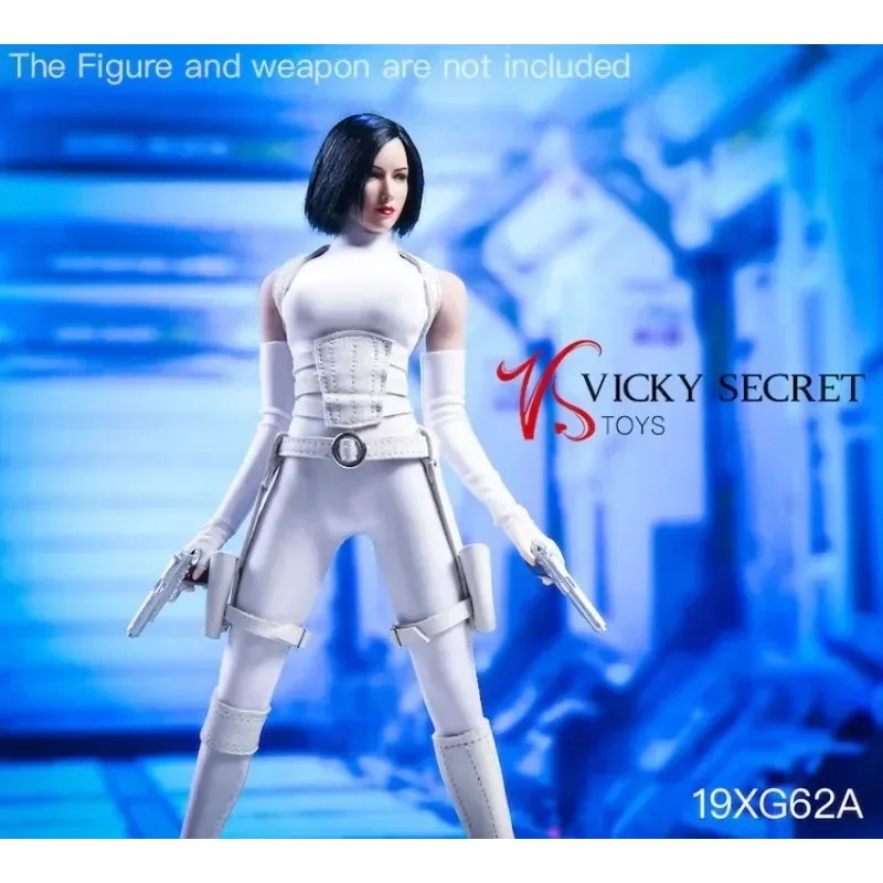 VSTOYS 1/6 Nero Bianco Phoenix Assassino Femminile Tuta Stretta Set Vestiti Modello 19XG62 Misura 12 "PH TBL Action Figure Corpo Bambole