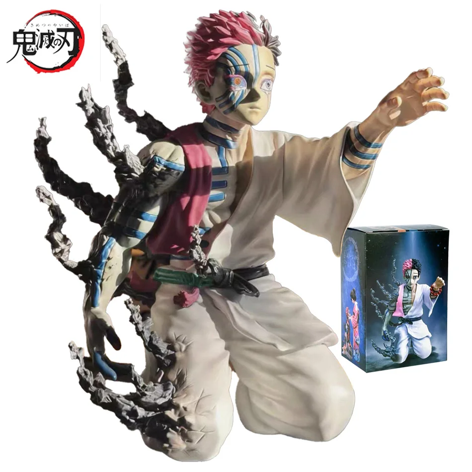 Akaza 14 cm Anime-Actionfigur, PVC-Sammelmodell, Spielzeug für Kinder, Halloween-Geschenk, Puppenornament
