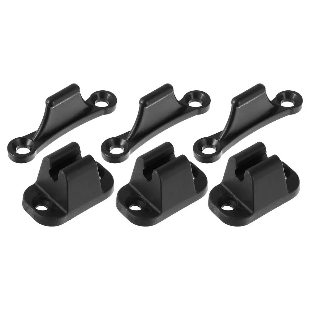 3Pcs T-Shape RV Door Catch Kit – Nylon, Easy Install/Remove, Enhanced Sealing for Trailer, Camper & Compartment