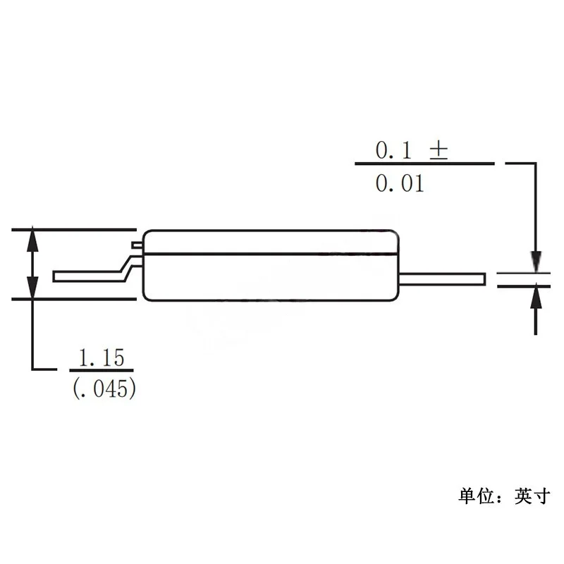 Original imported temperature control switch LC72AY-1 / 72 degrees. Special polymer lithium battery protection board for 72℃.