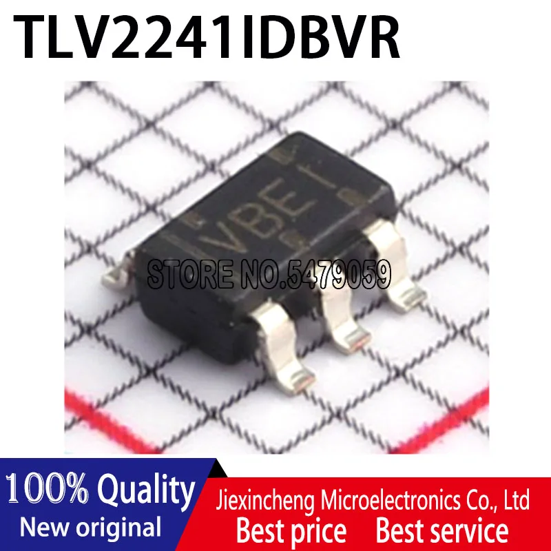 10 قطعة TLV2241IDBVR وسم: VBEI TLV2241 SOT23-5 جديد الأصلي