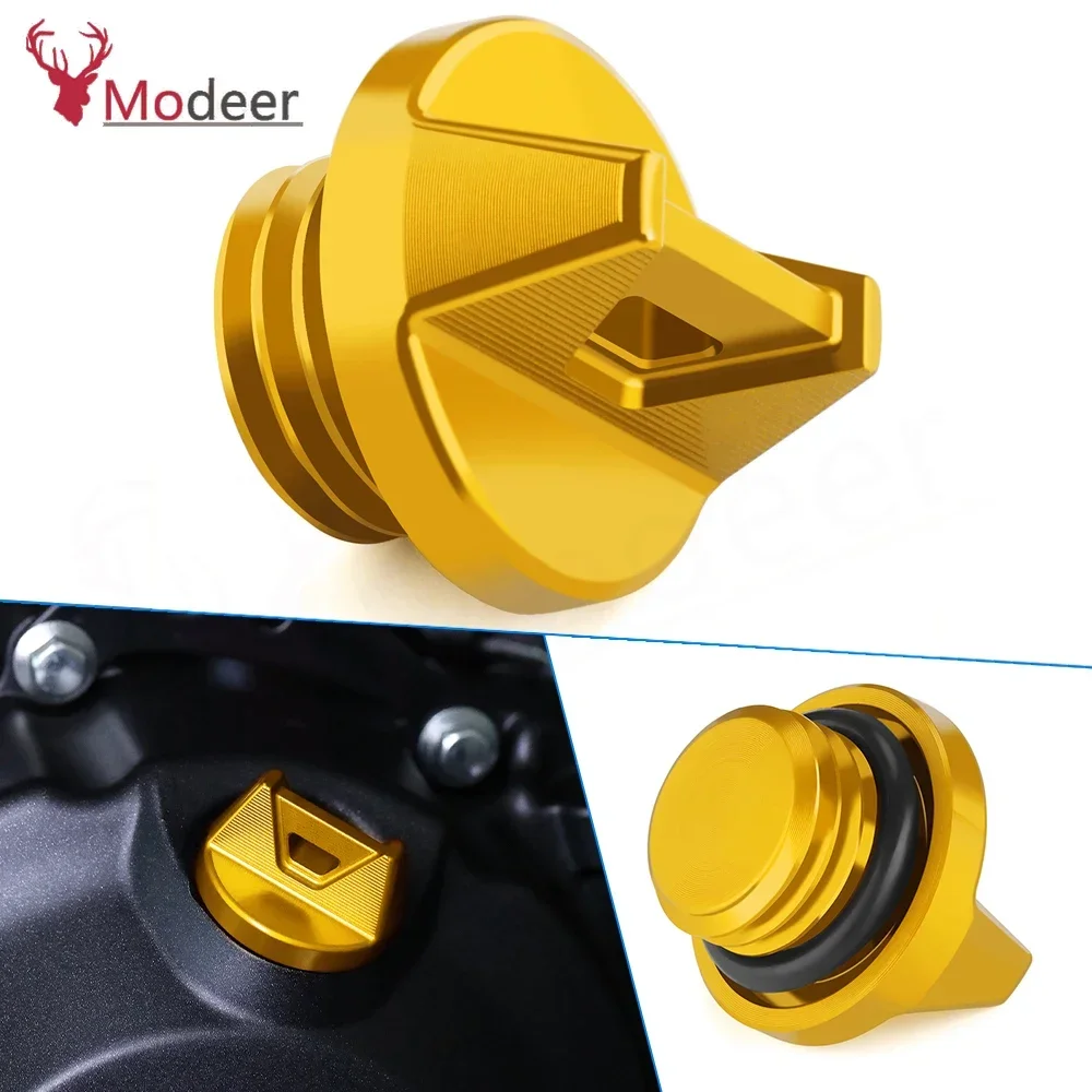 

For TRA CER 900 Tra cer 900 GT Tra cer900 M20*2.5 Motorcycle Accessories CNC Aluminum Oil Filter Cup Engine Plug Cover