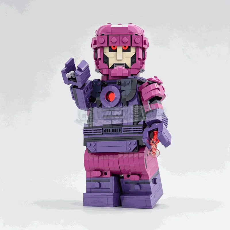NEW 1076PCS Giant Robot Figure Sentinel Model Custom Puzzle Creative Building Blocks DIY Assembly Toy Display Gifts Collection