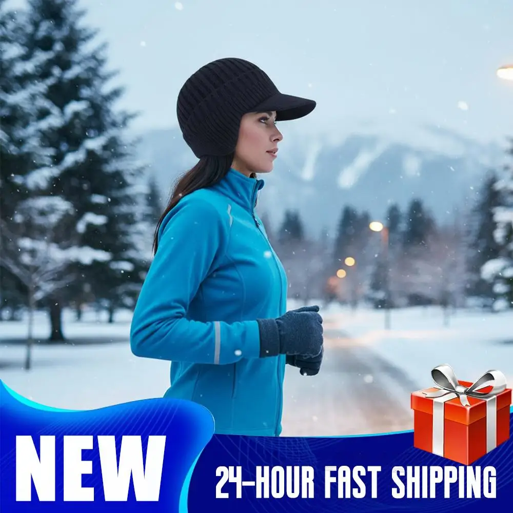 

Унисекс теплые зимние шапки: мягкая флисовая шапка-бини с козырьком, толстые вязаные зимние шапки для мужчин и женщин, дропшиппинг, теплые шапки