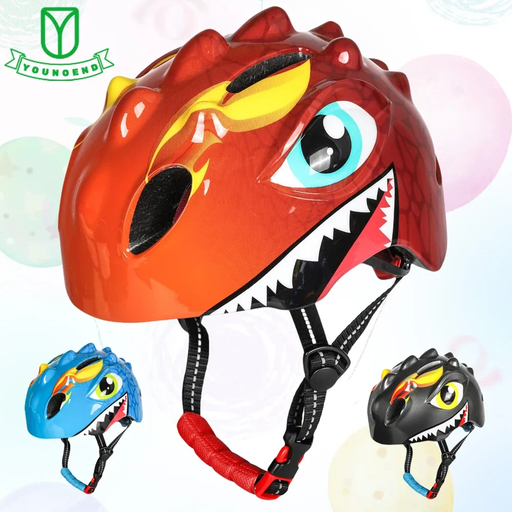 

3-8 Years Old Toddler Kids Cycling Helmet with Taillights Bicycle Helmet Lightweight for Children Skateboard Balance Bike