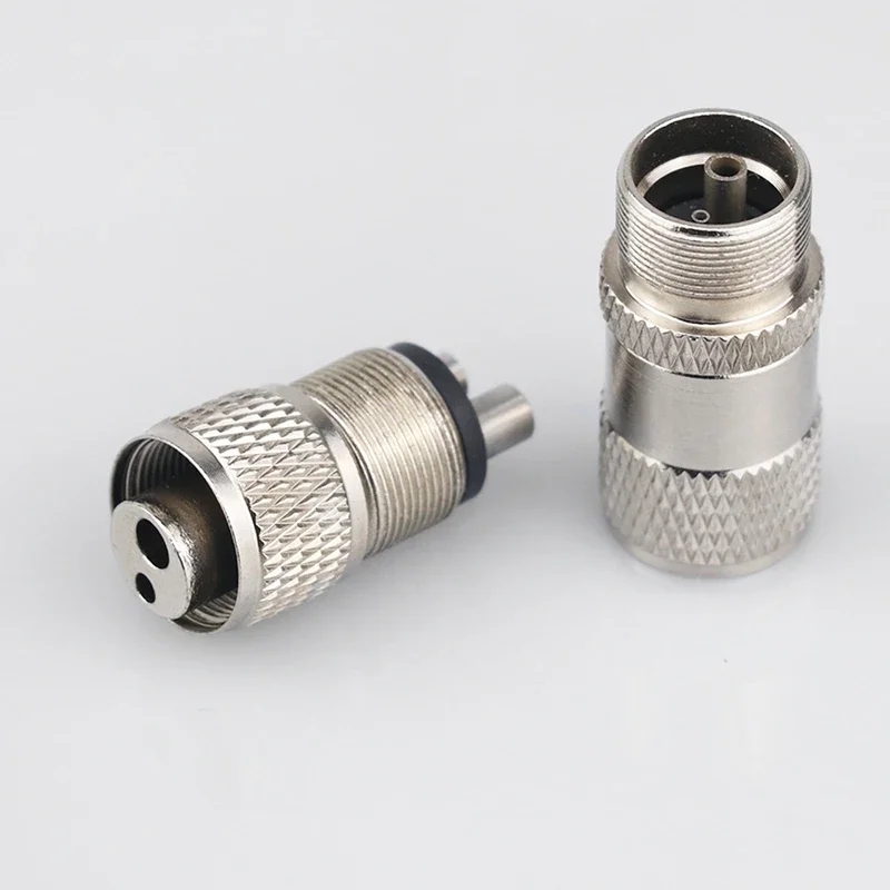 

10PCS Dental Turbine Handpiece Adapter 4 Holes 2 Holes Changer Connector For High Speed Handpiece Spare Parts Tool Tubing Hose