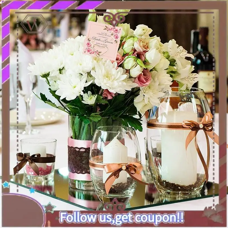 ABBG-30 قطعة حامل بطاقة مكان الأزهار المعدنية، 13 بوصة على شكل قلب زهرة يختار كليب لترتيب الأزهار، حامل بطاقة هدية