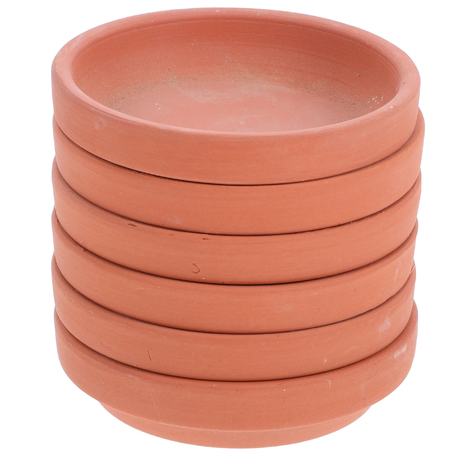 6 قطعة صواني وعاء الزهور نبات مستدير بالتنقيط الصحون داخلي في الهواء الطلق المياه الماسك الفخار النبات الصحن لوازم البستنة #5