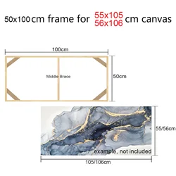 45x95 50x100cm Canvas Frame Wooden Frames Wooden Photo Oil Painting Canvas Diamond Painting Frames Canvas Wood Wall Frame