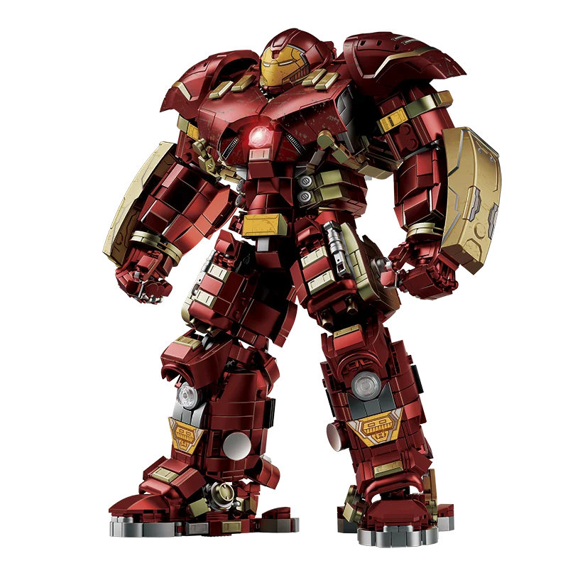 

Конструктор MOC по мотивам фильмов о героях - Сборная модель анти-Халка, Железный Мех, детская игрушка-подарок, аниме-фигурка, строительные блоки