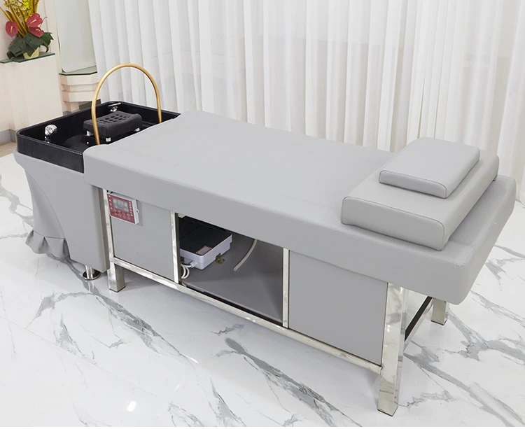

Salon Beauty Shampoo Bed Hair Washing Chair PU Leather Shampoo Bed For Salon Washing Basin For Hair Salon Shampoo Chair