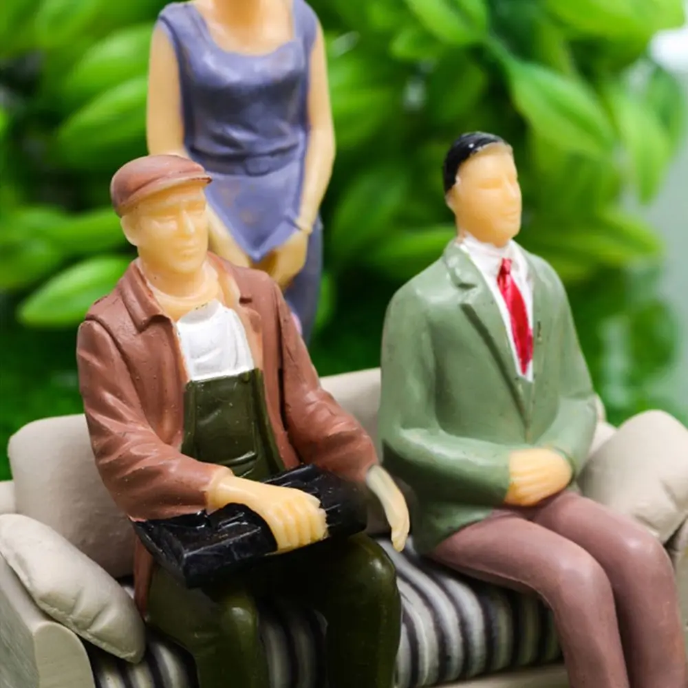 10/20/25/50 قطعة 1:75/1:50/1:42/1:30/1:25 مقياس دمى يدوية الصنع أرقام الناس بناء الركاب ABS نموذج شخصية ذاتية الصنع