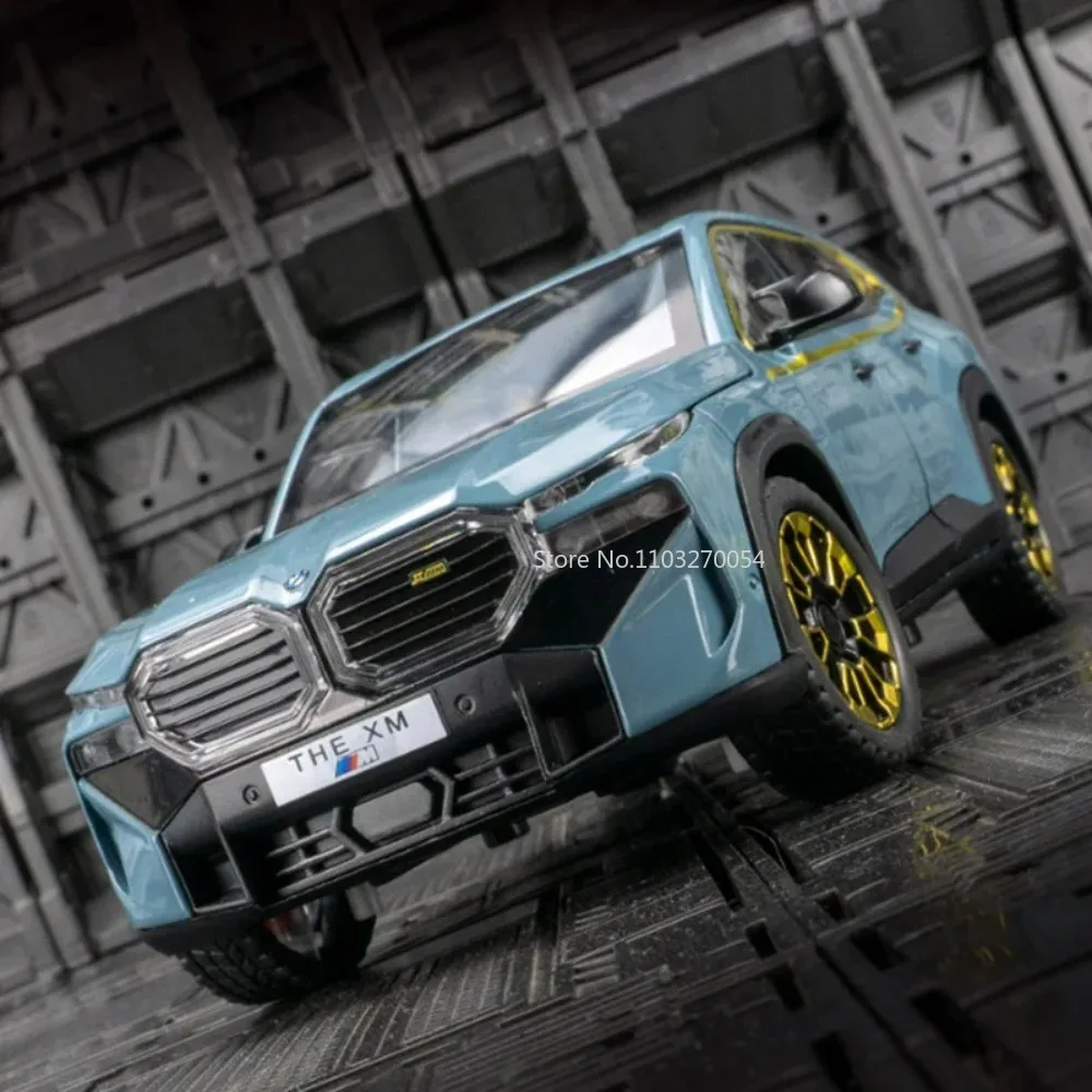 

Модель спортивного автомобиля SUV из сплава 1/24 XM, Литые металлические модели имитации звука и фототехники, коллекционные модели автомобилей для детей, подарки