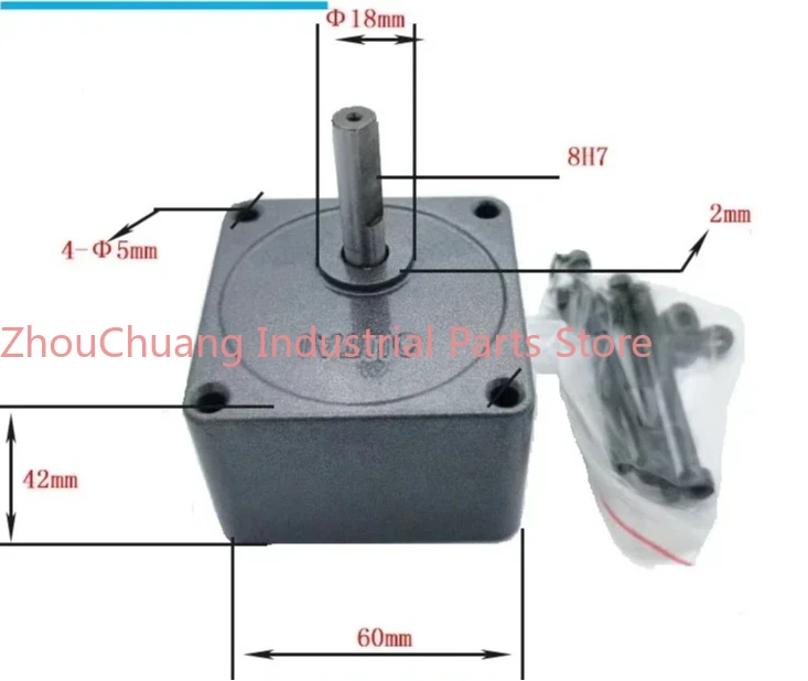 6W AC motor 2GN-60K can be equipped with 2IK6GN-C OUTAI variable speed and constant speed motor