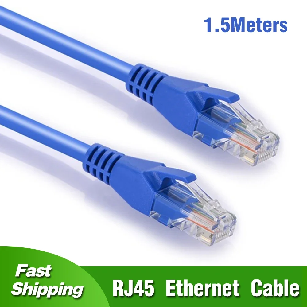 3pcs/Pack 1.5Meters Ethernet Network RJ45 to RJ45 LAN Cable