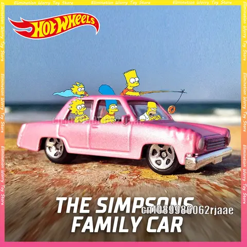 Original Hot Wheels 1/64 Mainline Series 2026 E Case SIMPSONS PAGANI AUDI MAZDA DODGE Collectible Car Toy Diecast Vehicle Model