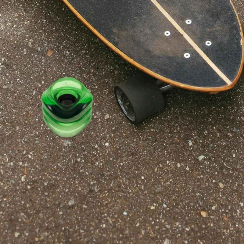 عجلات لوح التزلج PU على شكل خاص عجلات كروزر Longboard عالية الارتداد من مادة البولي يوريثين للتزلج على الجليد الحر