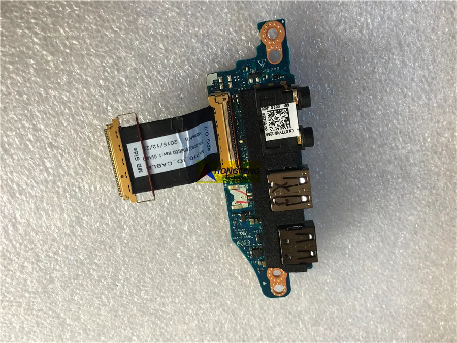 genuine FOR Dell FOR Alienware 15 R2 USB AUDIO PORT BOARD AAP20 LS-B758P 7TYV8 07TYV8 CN-07TYV8 Test OK