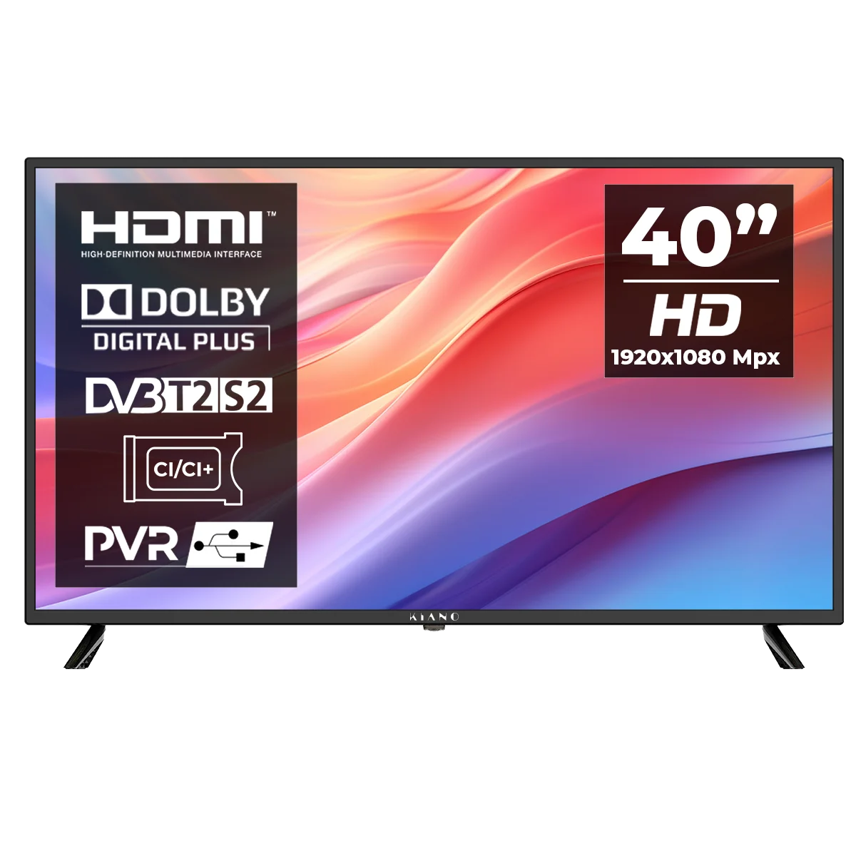 تلفزيون ال اي دي كيانو سليم تي في 40 بوصة |   تلفزيون LED Full HD 1080p Matrix (FHD)