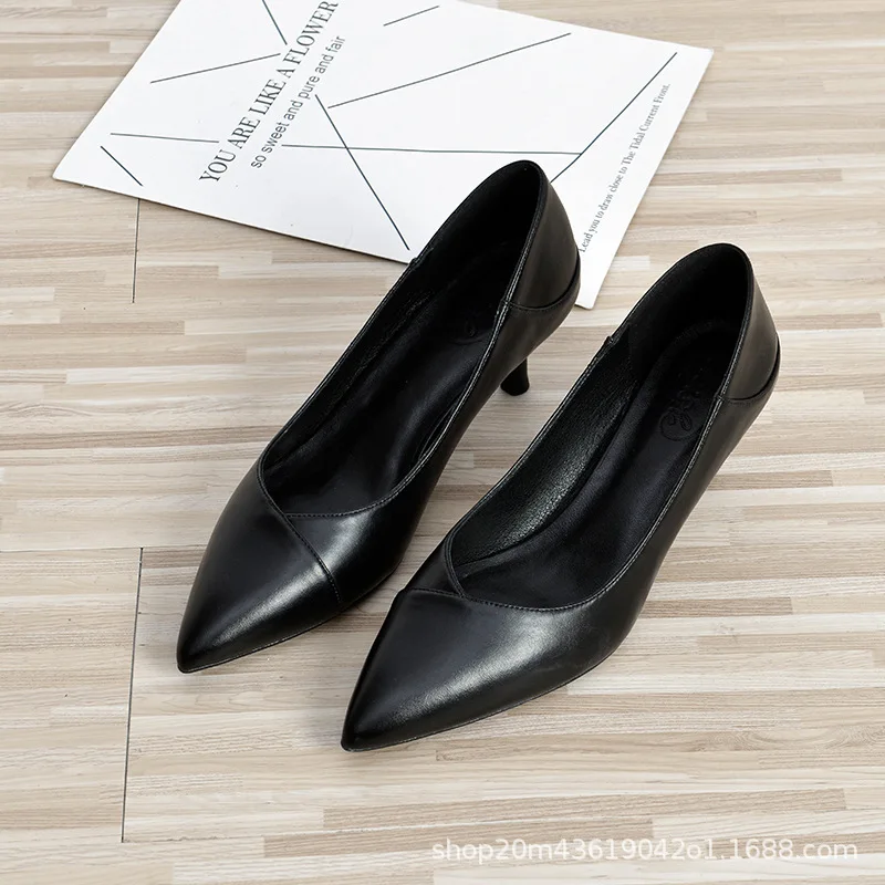 

Новые женские профессиональные рабочие туфли на высоком каблуке, туфли на мягкой подошве, женские туфли на мелкой шпильке