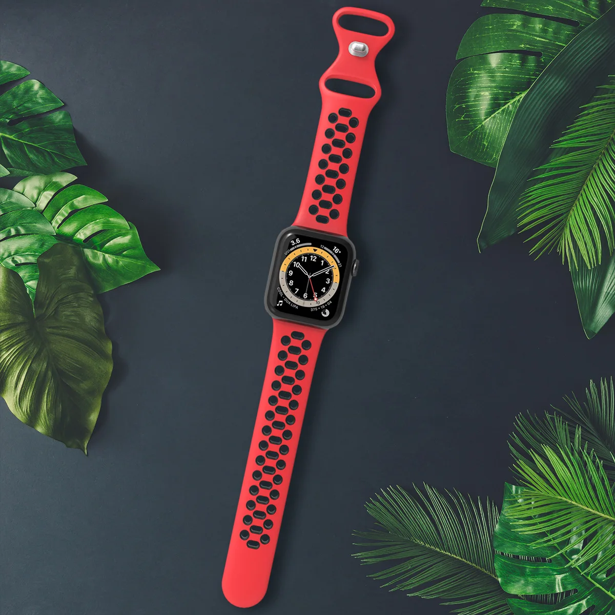 For Apple Watch Band 42MM 44MM 38MM 40MM Women And Men Soft Silicone Replacement Strap For IWatch Series 6 5 4 3 2 1 SE bands