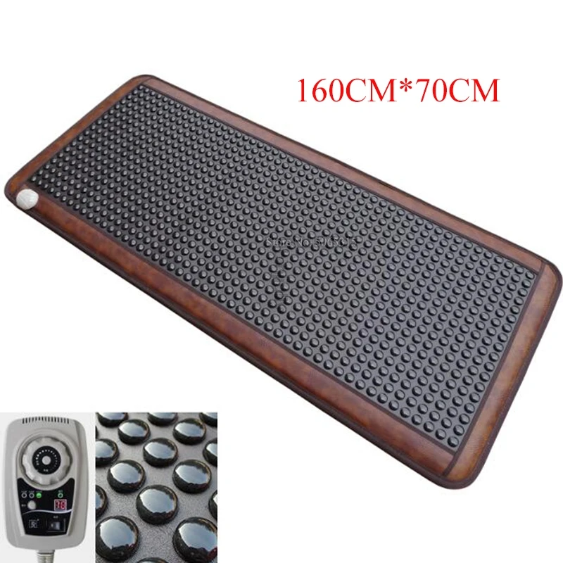 Jade beauty bed heating mattress physiotherapy health sweat steaming matte stone tourmaline single health electric heating mat