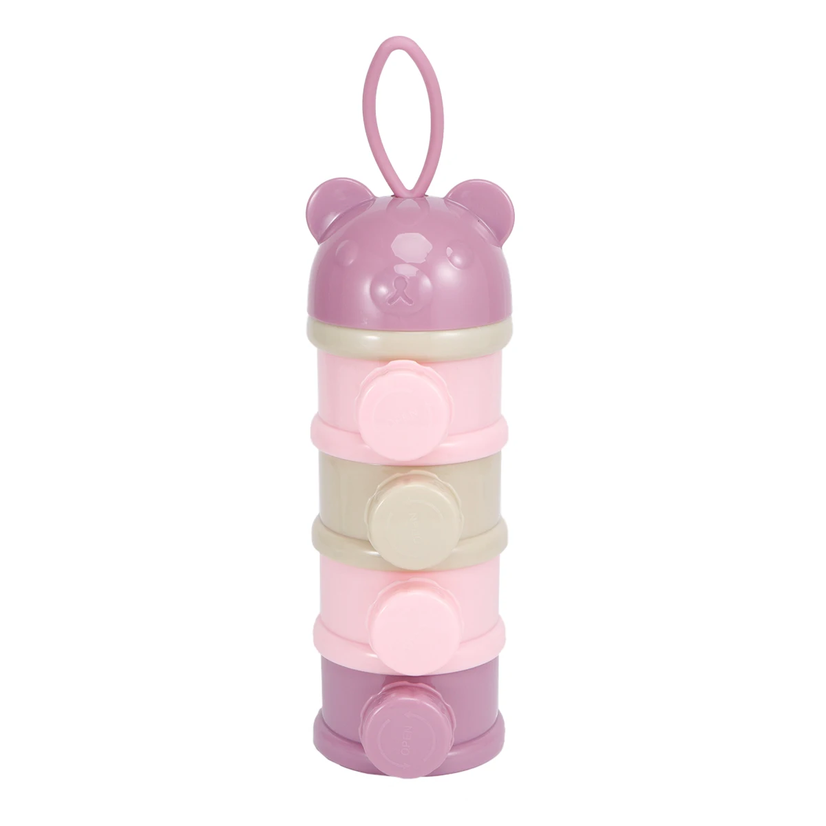 

4 Layers Milk Powder Box Baby Food Storage Containers Violet Portable Snack Cups Infant Feeding Tools Newborn Supplies