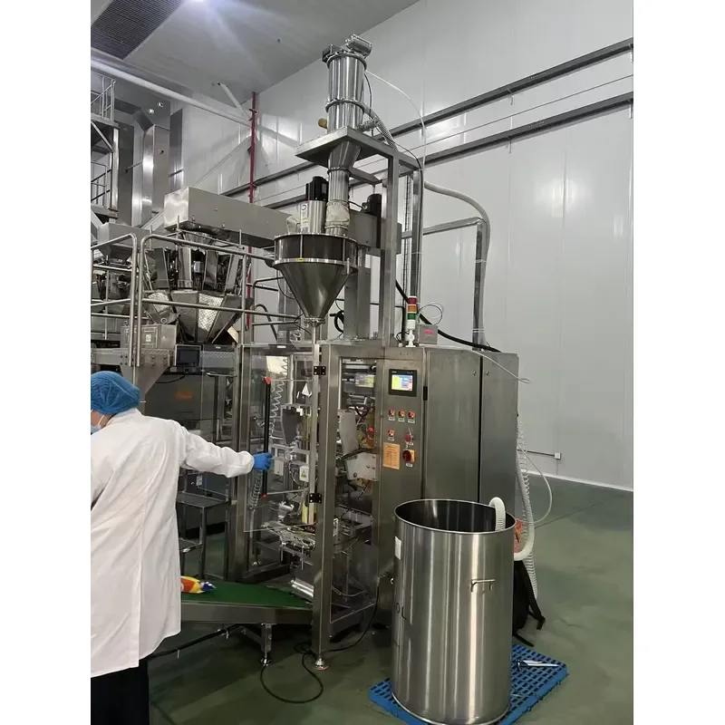 Four-side sealing bag packaging machine, coffee bean VFFS packaging machine with one-way valve, coffee bean packaging machine