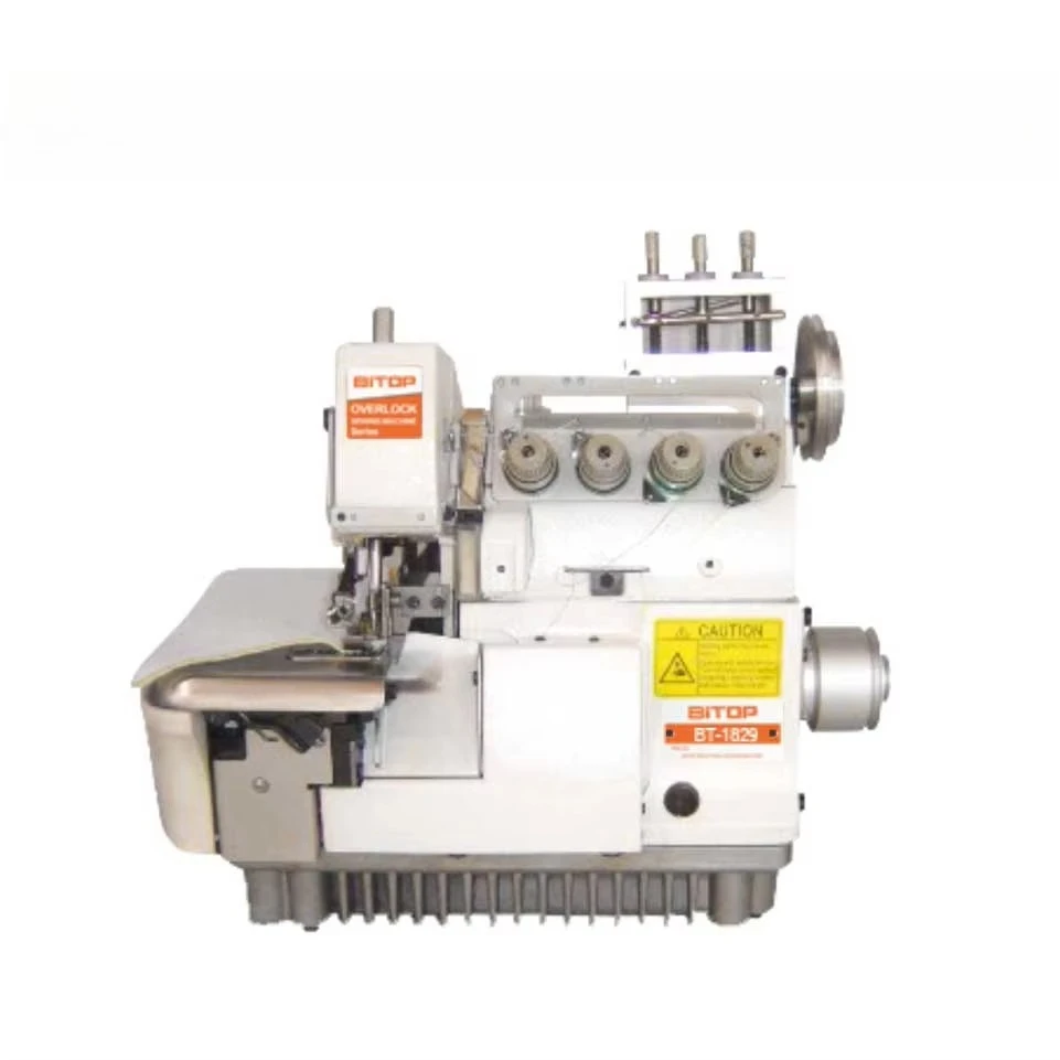 Shell Shaped Overlock Machine Industrial High Speed Flat-Bed Overlock Stitch Sewing Machine