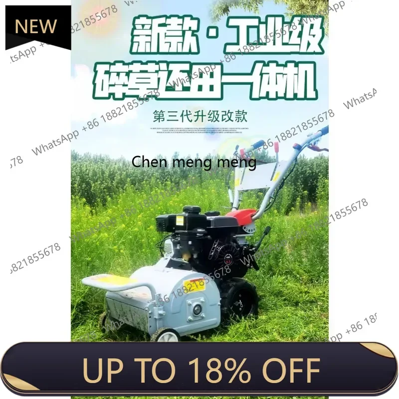 

Z189 A06 Agricultural Small Lawn Mower Orchard Grass Diesel Self-propelled Grass Returning Machine