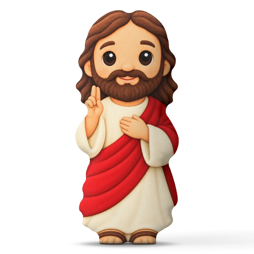 Jesus Christian Faith Plush Pillow Religious Throw Cushion Shaped Stuffed Prayer Gift Church Home Decor Sofa Bed