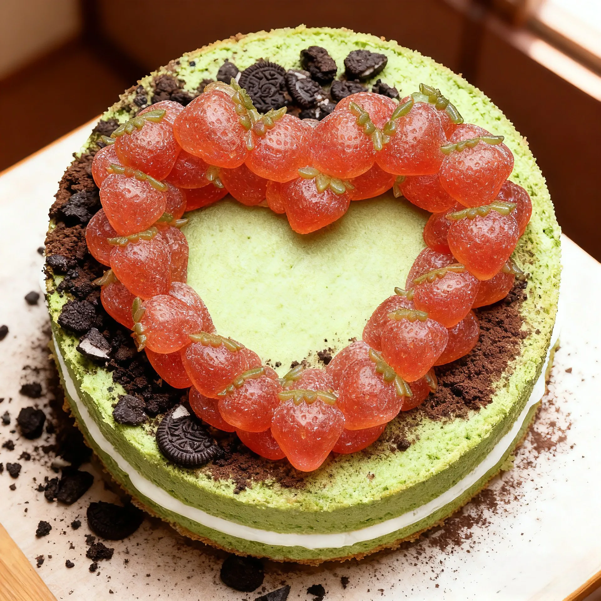 Simulation Strawberry Silicone Molds 3d Heart Shape Strawberry Love Mousse Cake Decoration Fudge Silicone Mold Baking Tools