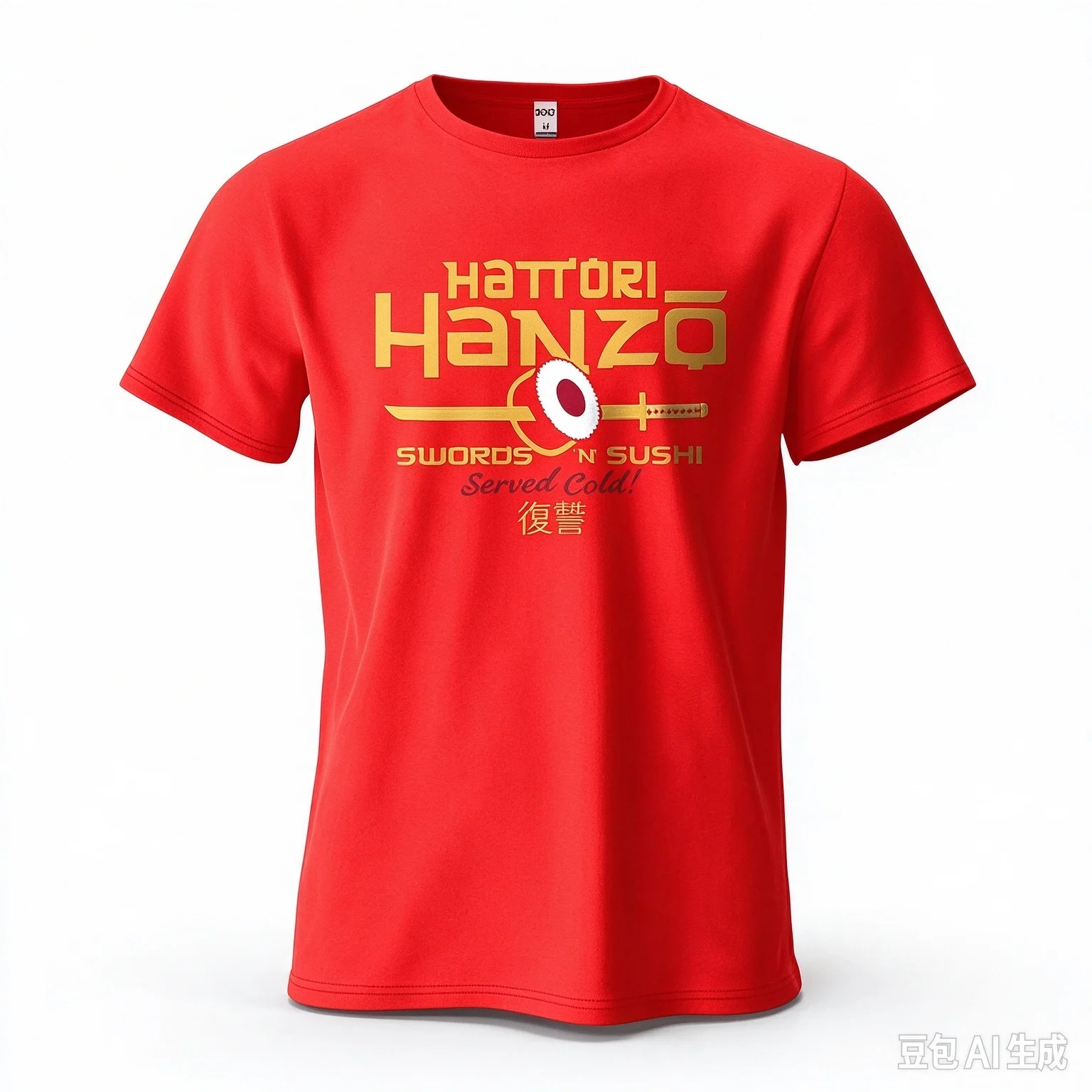 Hattori Hanzo Printed Men's T-Shirt 100% Cotton Oversized Anime Fashion Graphic Tees for Women Tops Streetwear Cultural Apparel