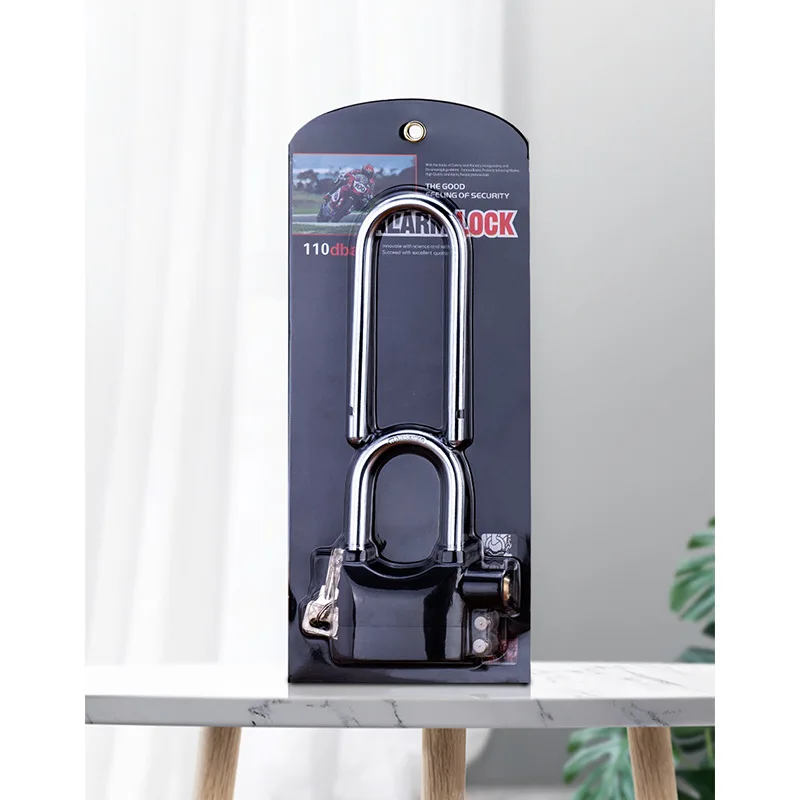 Alarm Lock Bicycle Motorcycle Lock High Decibel Anti-theft Alarm Lock Household Padlock