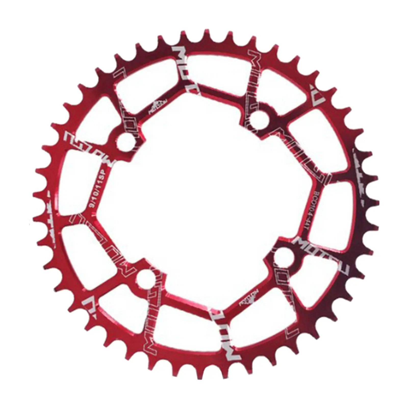 Round Bike Chainring Narrow Wide Tooth Aluminum Alloy Chainwheel for MTB Road Folding Bicycle