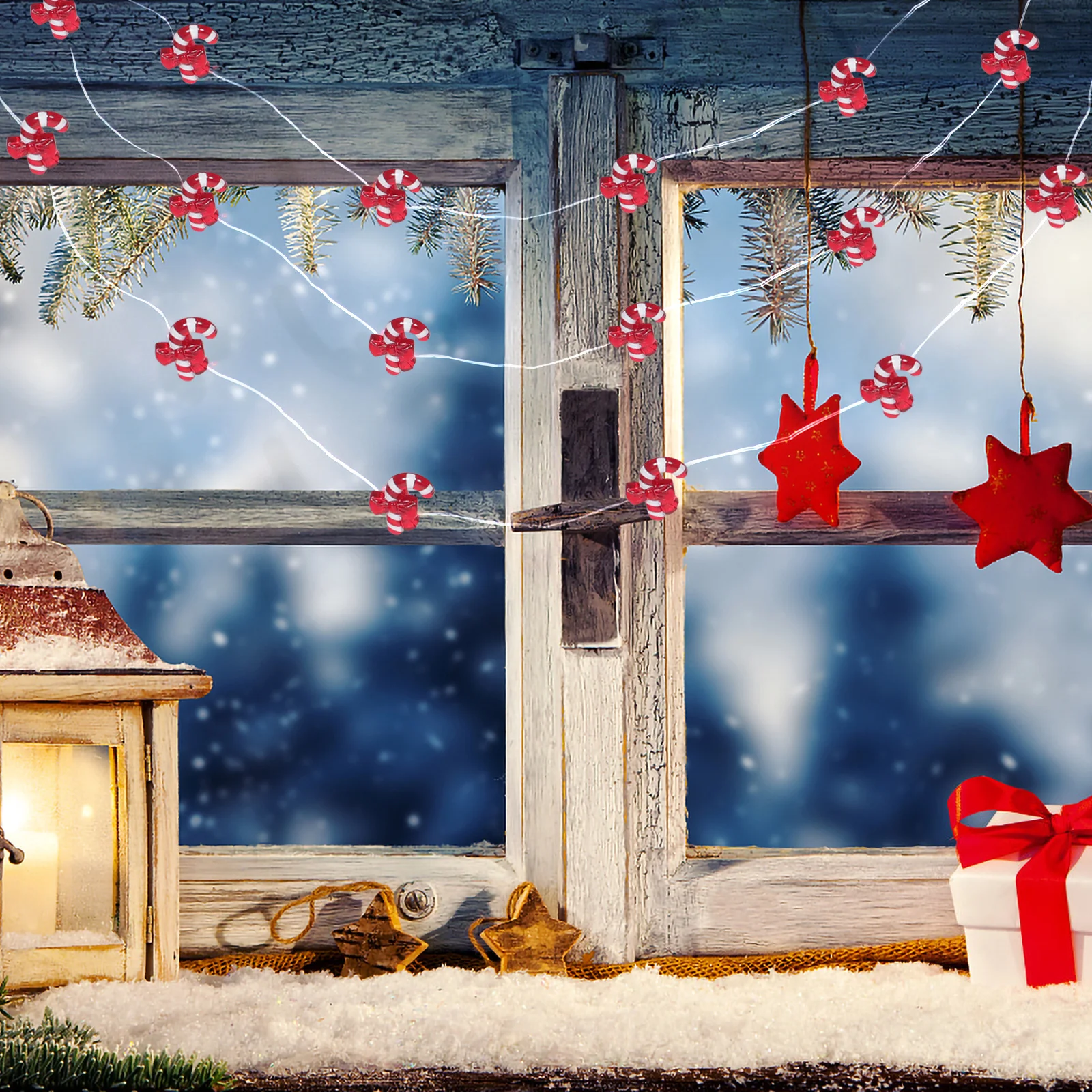 

Decorative String Light Xmas Decor Flexible Wire Easy to Shape Anywhere Christmas Lights for Bedroom Party Favors