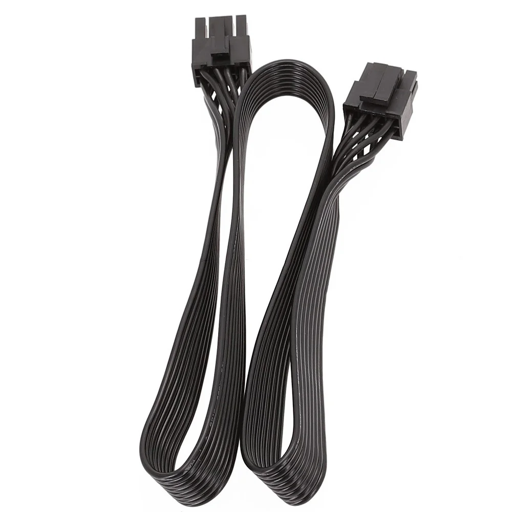 モジュール式電源用電源アダプターケーブル,8ピン,4 4オス,EPS-12V, 60cm