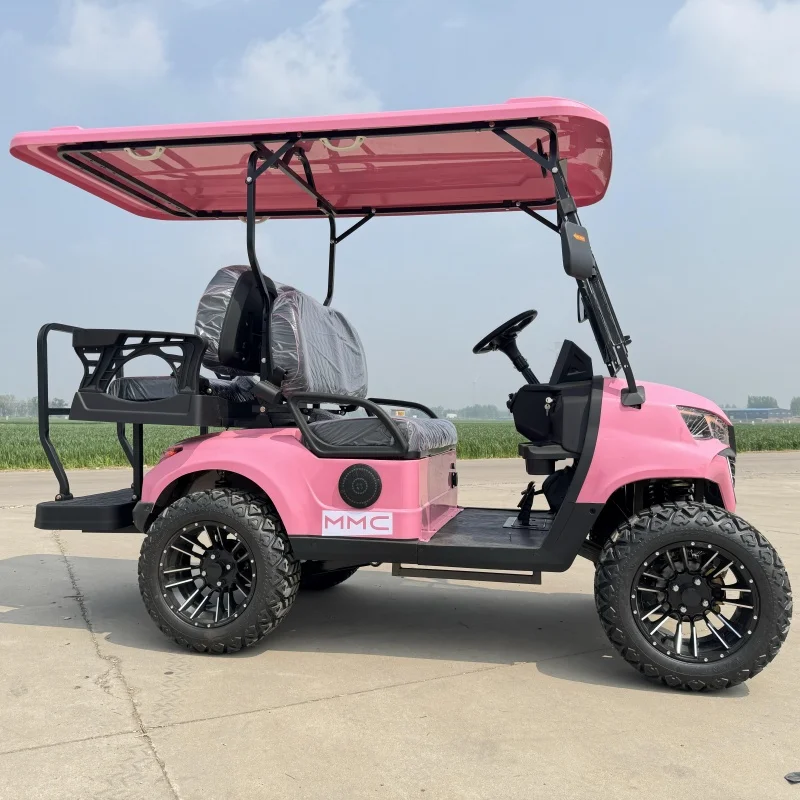 60V/72V Lithium Battery Luxury Street Legal Adult Golf Cart Color Customized Electric Multi Function 2 4 6 Seat Golf Cart