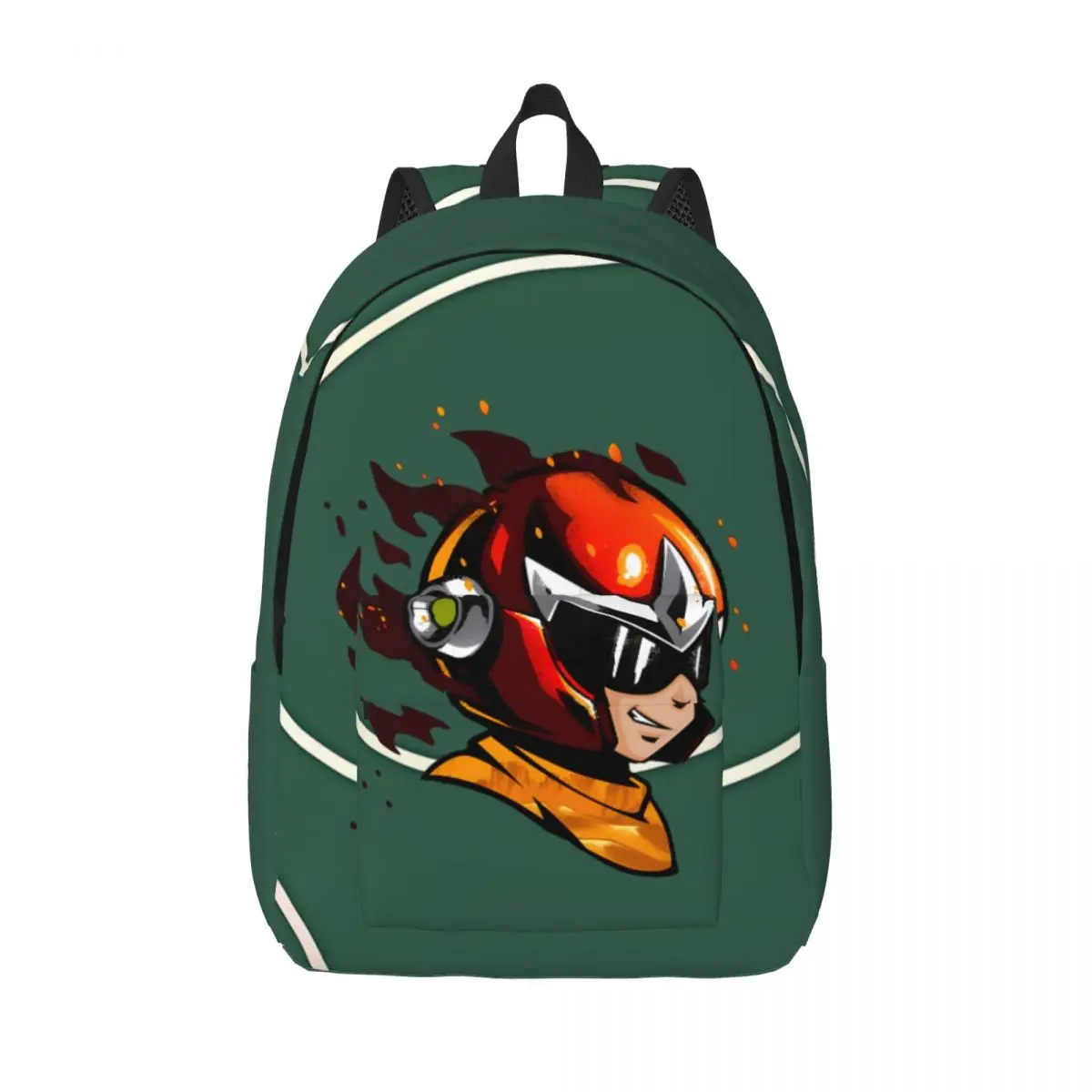 Birthday Game - Megaman Multi Compartment Backpack Mega Man Daily Students Laptop Bag High School