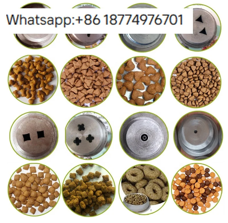 Twin Screw Puffed Dry Kibble Dog Food Making Extruder Machine Automatic Dry Pet Food Production Line