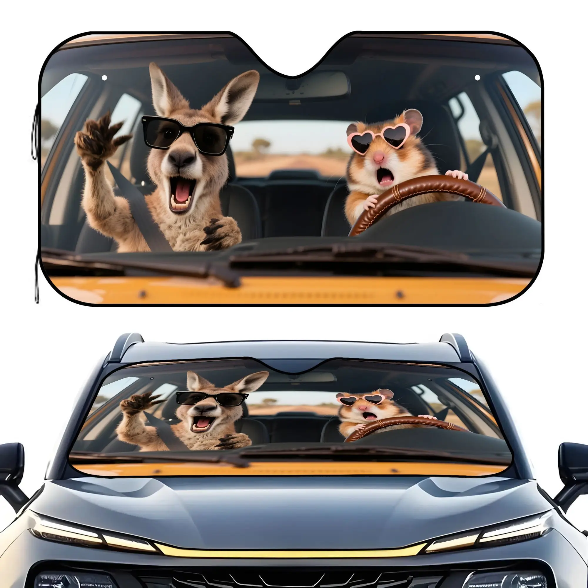 1pc Of Design Name Themed Car Sun Visor, Easy To Install, UV Resistant, Suitable For Most Car Models, Stylish And Elegant Car In