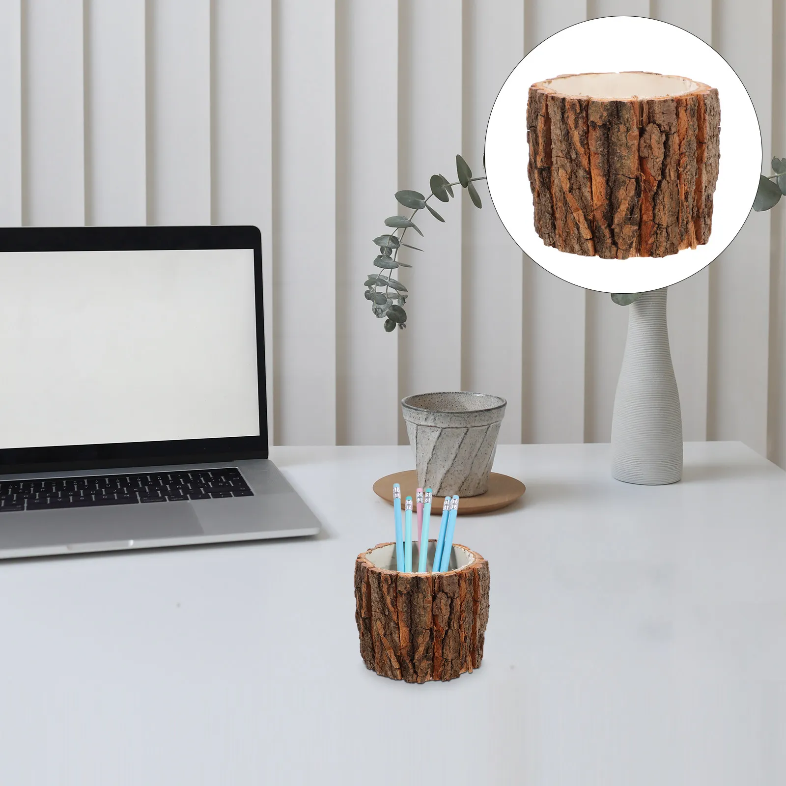 2pcs-premium-wooden-pen-holder-compact-desk-organizer-multi-function-pencil-cup-for-makeup-tools-rulers-pens-stationery-holder